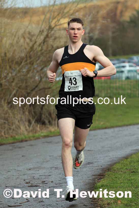 Senior Men and Veterans (Over 40s), 2023 NECAA Royal Signals Relays, Hetton le Hole, County Durham. Photo: David T. Hewitson/Sports for All Pics